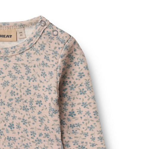 Merino Body Lucca Blue Flowers
