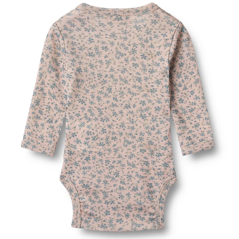 Merino Body Lucca Blue Flowers