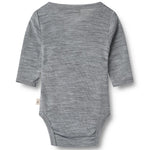 Merino Wickelbody Willow Melange Grey