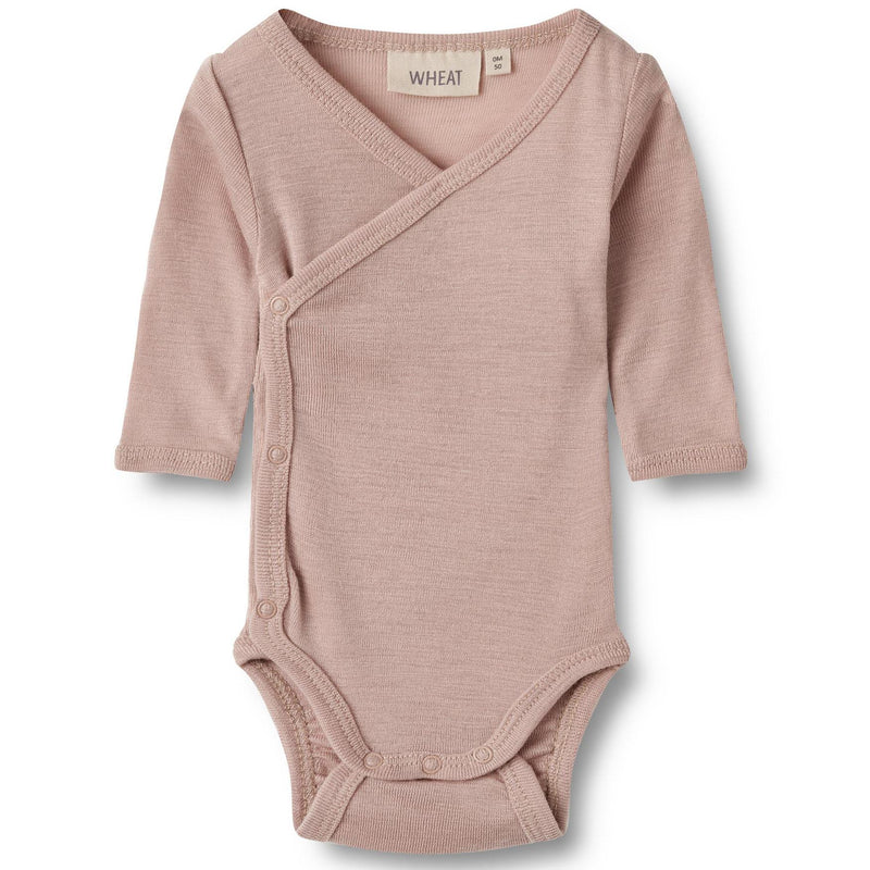 Merino Wickelbody Willow Dry Rose