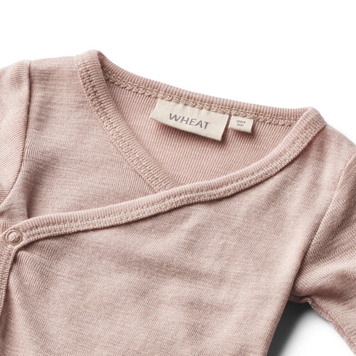 Merino Wickelbody Willow Dry Rose