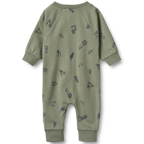 Pyjama / Strampler Lou Dusty Green Cars