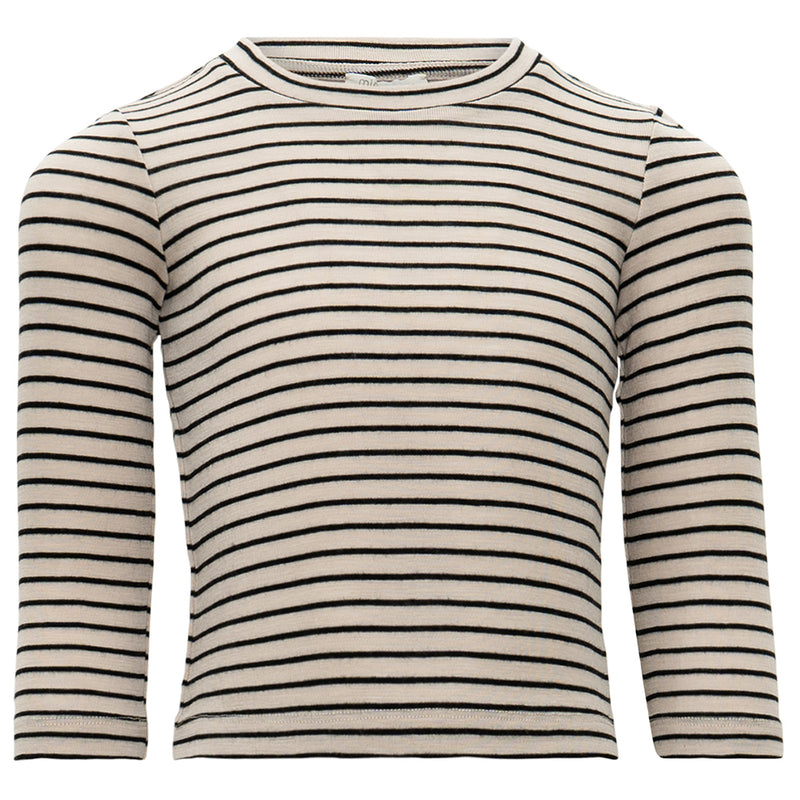 Merino Langarmshirt Amigo Monostripe