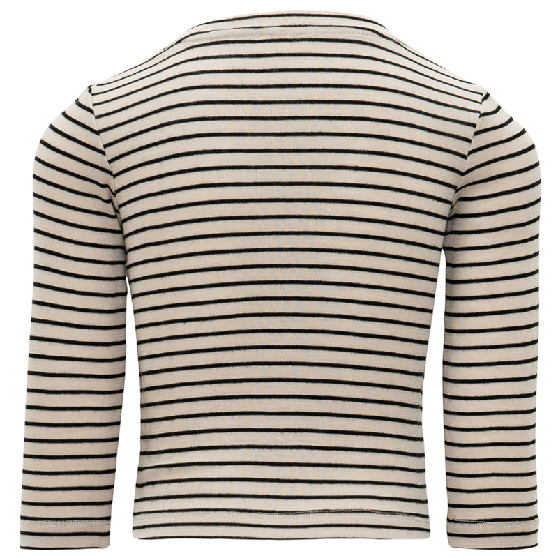 Merino Langarmshirt Amigo Monostripe