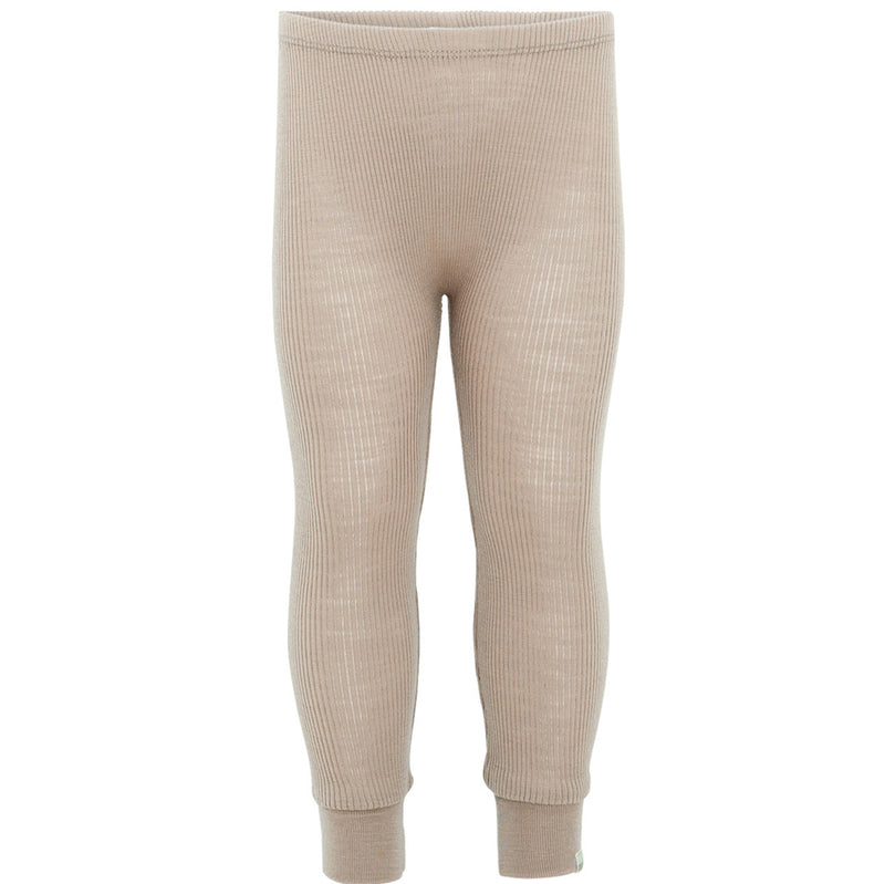 Merino Ripp-Leggings Active Beige