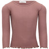 Ripp-Langarmshirt Bergen Frill Antique Rose