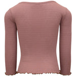 Ripp-Langarmshirt Bergen Frill Antique Rose
