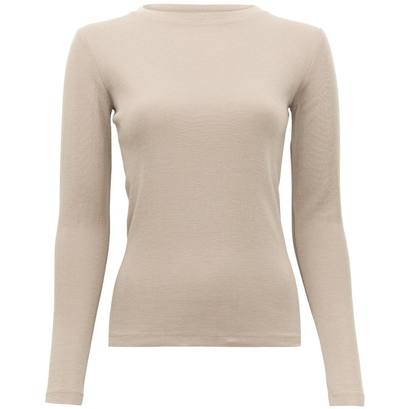 Adult Merino Langarmshirt Victory Beige