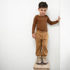 Ripp-Langarmshirt Bergen Chocolate