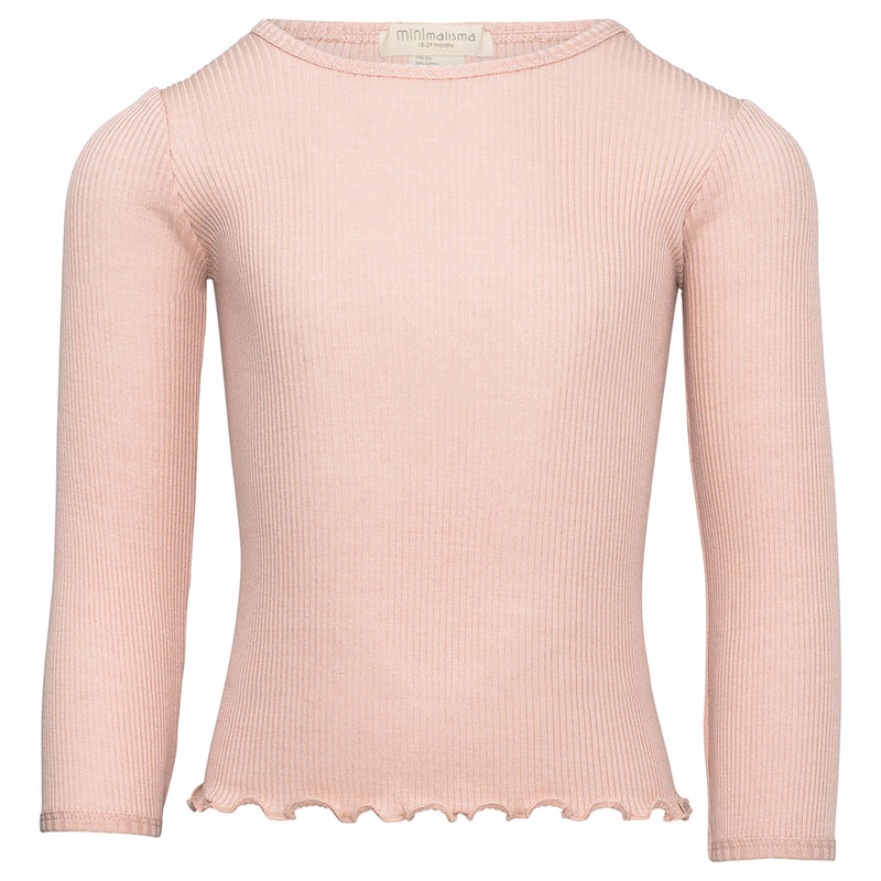 Ripp-Langarmshirt Bergen Sweet Rose