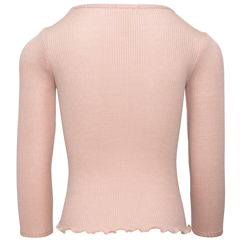 Ripp-Langarmshirt Bergen Sweet Rose