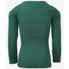 Ripp-Langarmshirt Bergen Seide Emerald