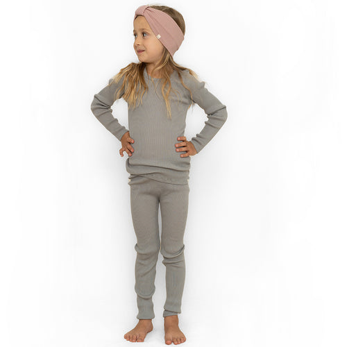 Ripp-Leggings Arona Merinowolle Dusty Sage