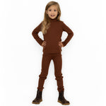 Ripp-Leggings Arona Merinowolle Gingerbread