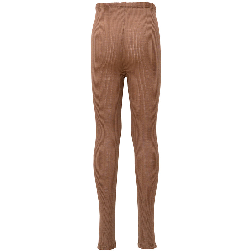 Ripp-Leggings Arona Merinowolle Toffee