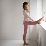 Merino Ripp-Leggings Arona Rose