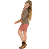 Strickjacke Kobenhaven Alpaca-Wolle Ash Brown