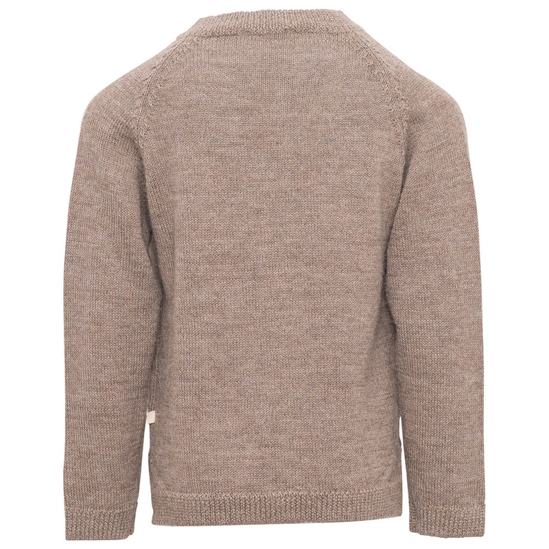 Strickjacke Kobenhaven Alpaca-Wolle Ash Brown