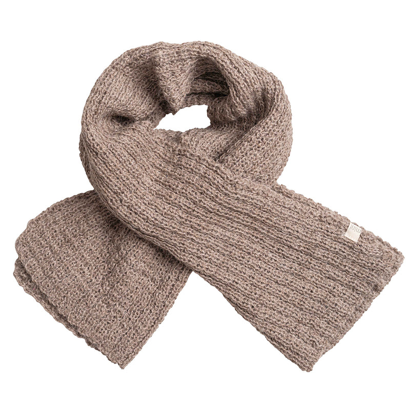 Schal Kram Alpaca-Wolle Ash Brown
