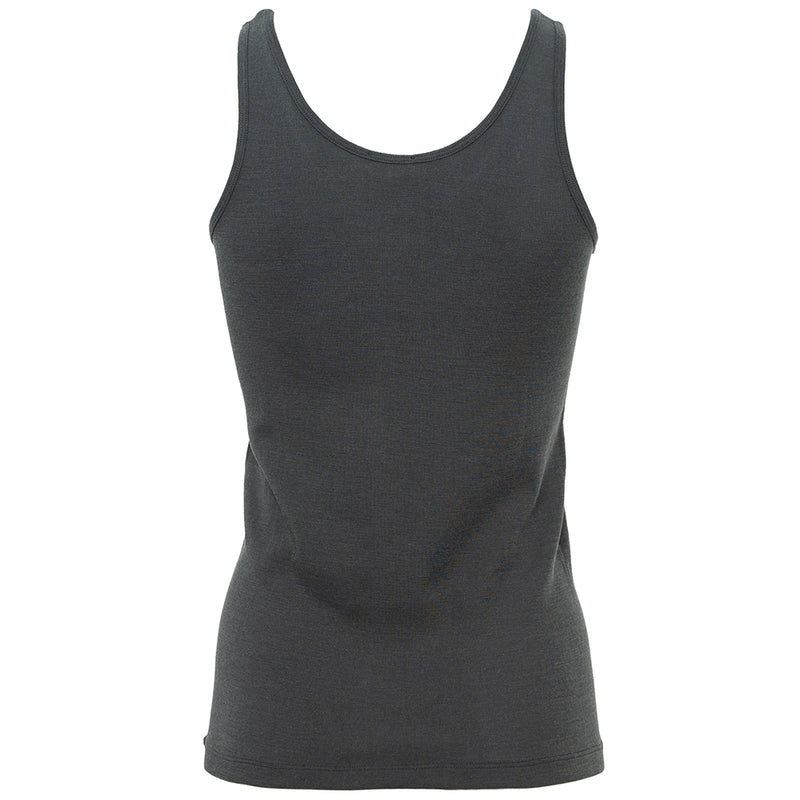 Women Trägershirt Merinowolle Dark Green