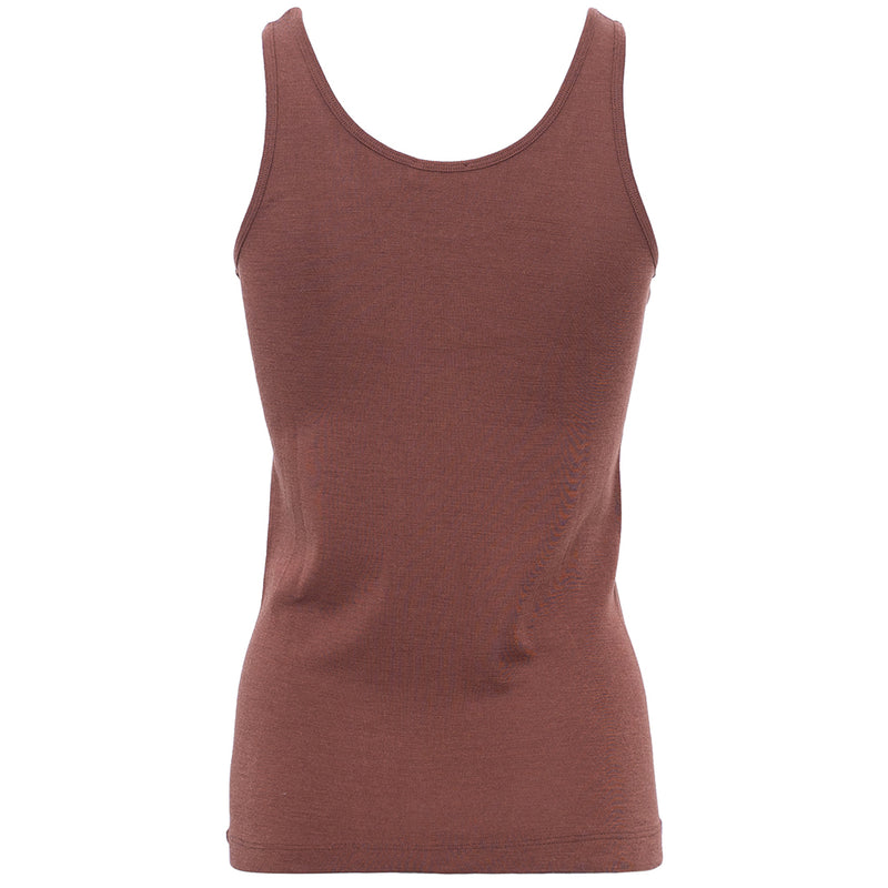 Women Trägershirt Merinowolle Gingerbread