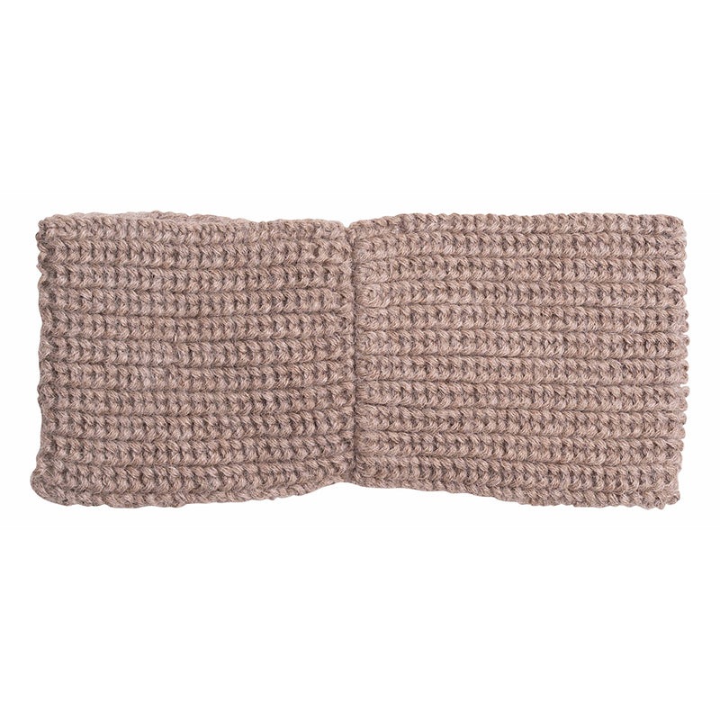 Stirnband Kogge Alpaca-Wolle Ash Brown
