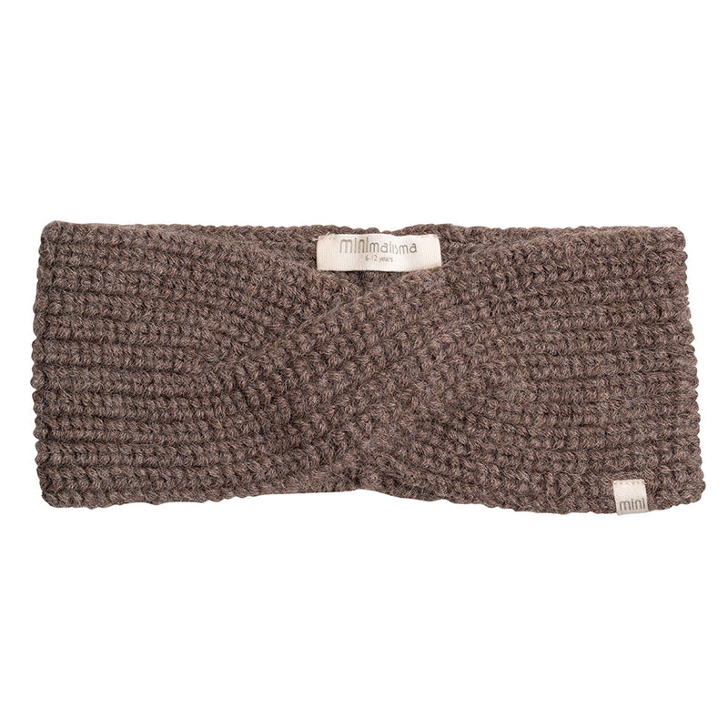 Stirnband Kogge Alpaca-Wolle Brown Sheep