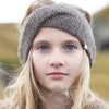 Stirnband Kogge Alpaca-Wolle Brown Sheep