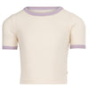 Ripp-Shirt Nori Nature with Lilac contrast