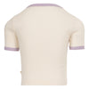 Ripp-Shirt Nori Nature with Lilac contrast