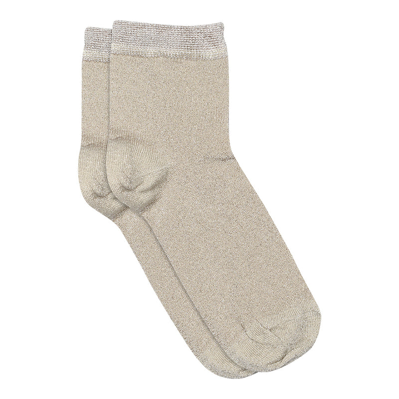 mpWoman Glitzer-Socken Pi Champagne