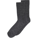 mpWoman Fine Wool Rib Socks Dark Grey Melange