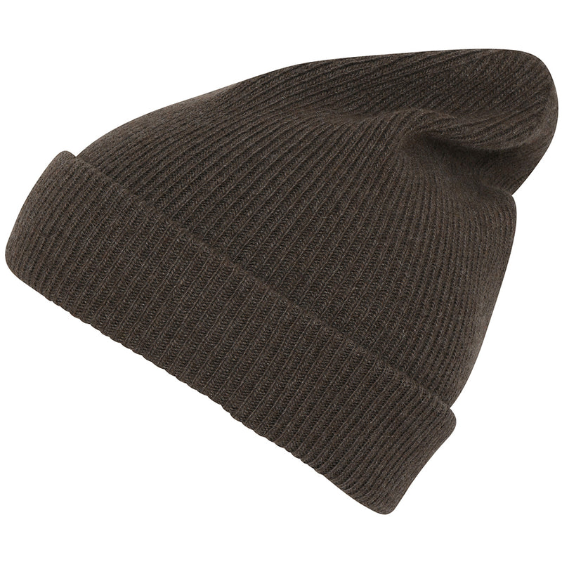 mpWoman Mütze Merinowolle/Cashmere Helsinki Brown Melange