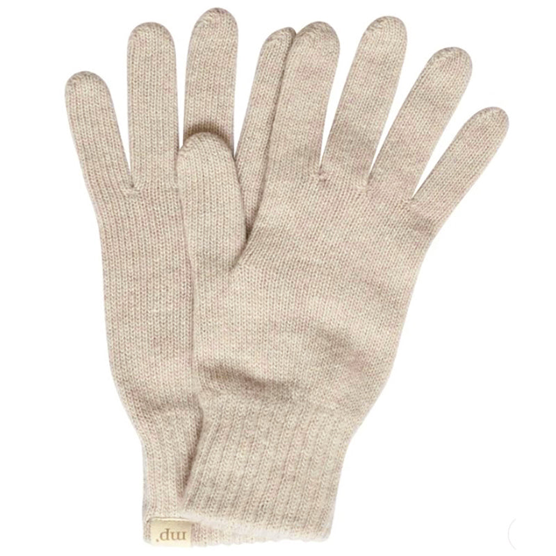 mpWoman Handschuhe Merinowolle/Cashmere Beige Melange