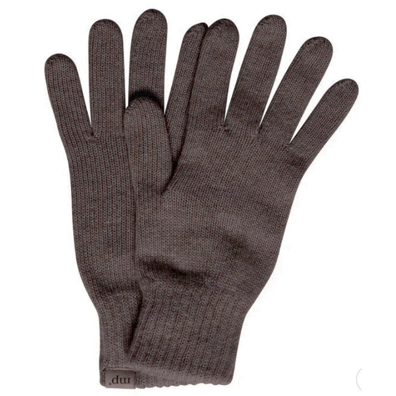 mpWoman Handschuhe aus Merinowolle/Cashmere Brown Melange