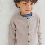 Strickjacke Illusion Light Haselnut (Grössen 2-5 Jahre)