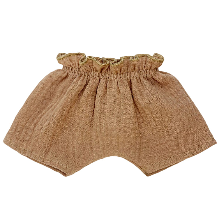 Puppenkleidung Shorts Lili braun für Puppe (34 & 37 cm)